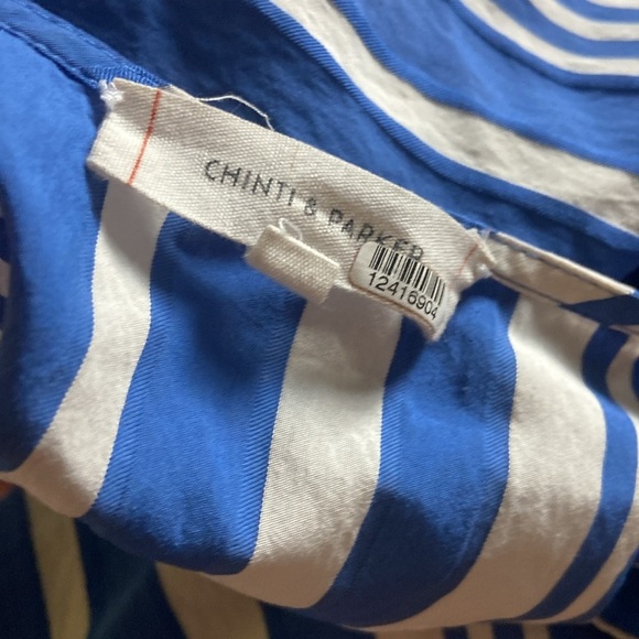 Chinti & Parker Parasol Striped Dress Sz 10 - Picture 5 of 7